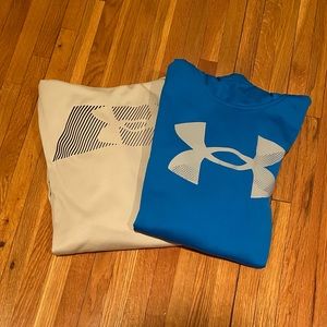 LOT OF 2 Under Armour Fleece Logo Hoodie